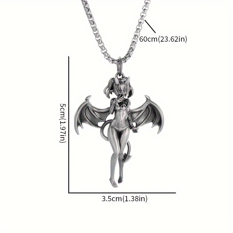 Women's Vintage Distressed Double-Layer Skeleton Necklace